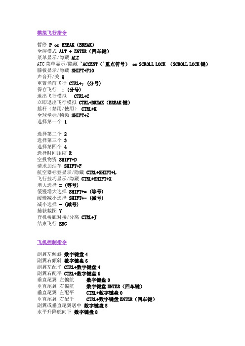 微软模拟飞行10攻略基本操作指南