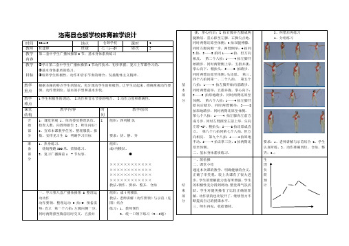 洛南县仓颉学校体育教学设计广体第8节
