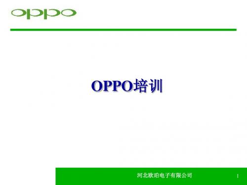 OPPO核心竞争力培训