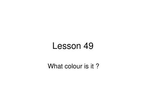 Lesson49 PPT课件.ppt