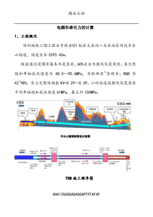 电频车牵引力计算