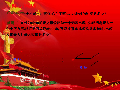 高中数学 第三章 变化率与导数 3.1 变化的快慢与变化率课件61高二选修11数学课件