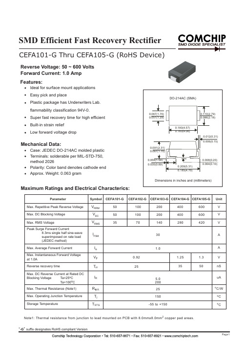 CEFA105-G中文资料