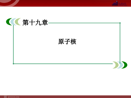 人教版高中物理课件-核聚变和粒子和宇宙