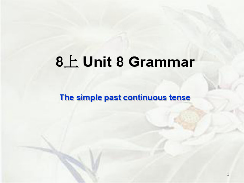 译林牛津版8A Unit 8 Natural disasters Grammar  教学课件 (共17张PPT)