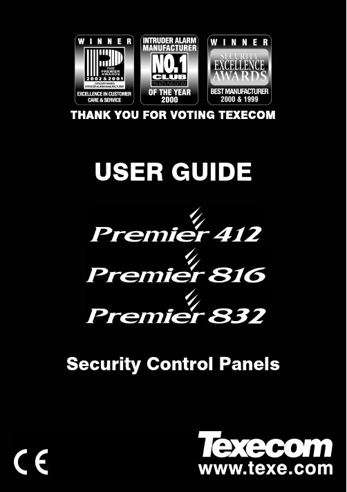 Premier 412 816 832 User Guide