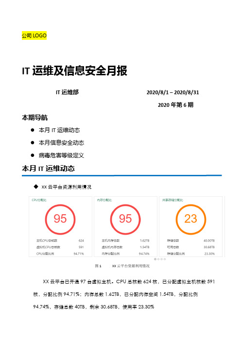 IT运维及信息安全月报