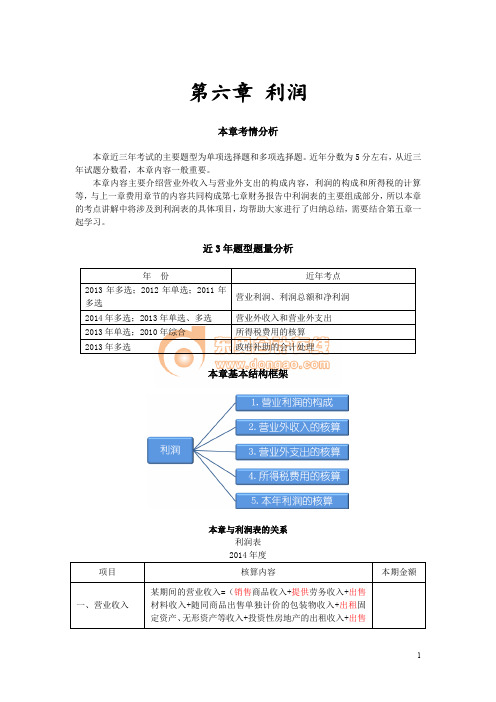 初级会计实务第六章讲义