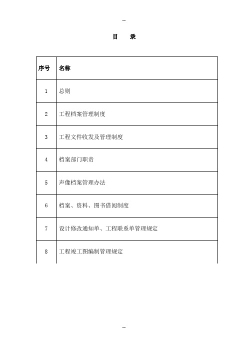 资料管理制度