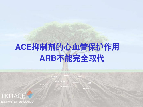 ACE抑制剂的心血管保护作用-ARB不能完全替代