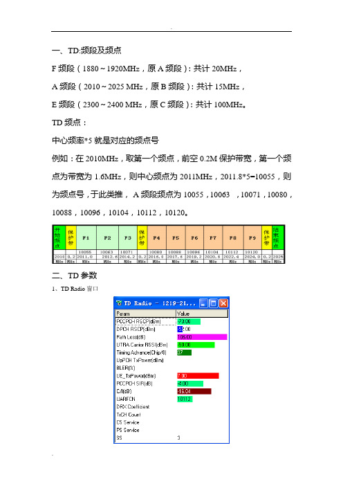 鼎力测试软件中参数详解