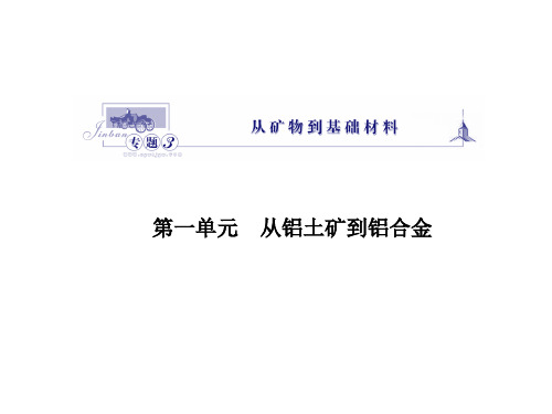 从铝土矿中提取铝 课件.ppt