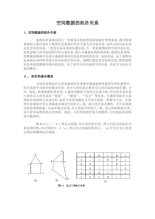 空间数据的拓扑关系