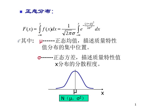 正态分布及3Sigma原理