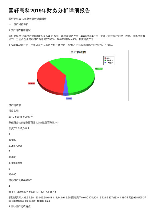 国轩高科2019年财务分析详细报告