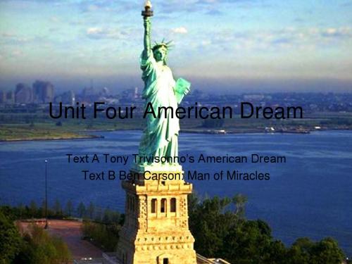 Unit Four American Dream