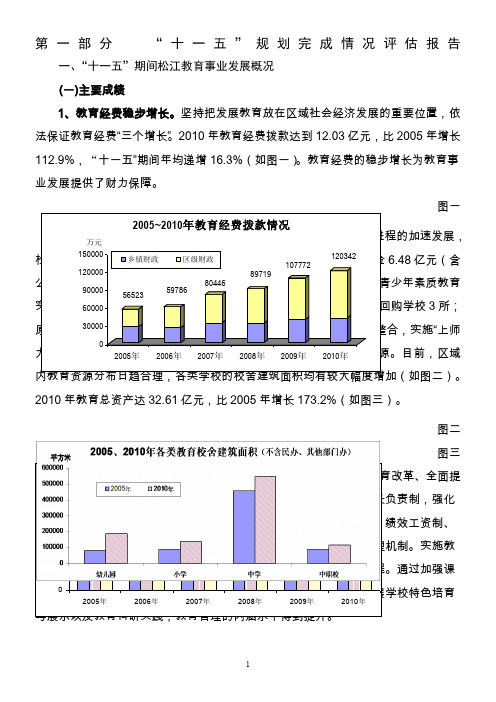 十一五规划完成情况评价报告