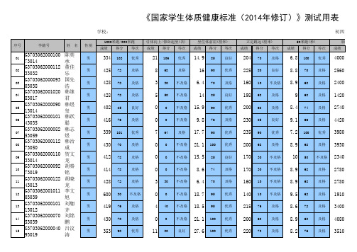 初四五班成绩计算表