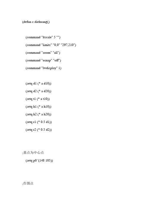 碟形弹簧Autolisp程序