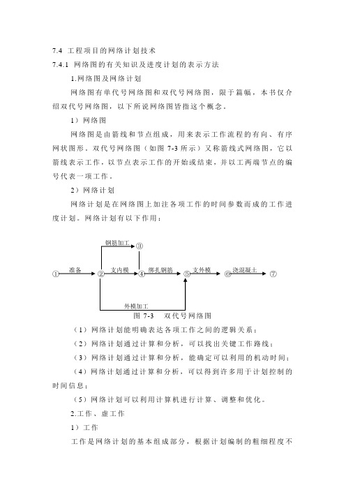 7.4网络计划图