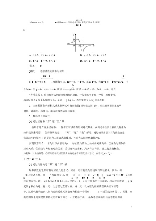 【走向高考】2016高考数学二轮复习第一部分微专题强化练专题27转化与化归思想、数形结合思想(含解析