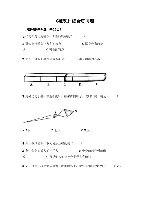 《磁铁》综合练习题及免费答案