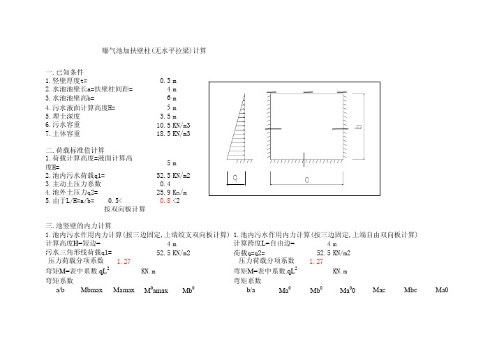 污水处理-曝气池计算书