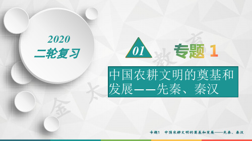 2020年高考历史二轮复习专题课件