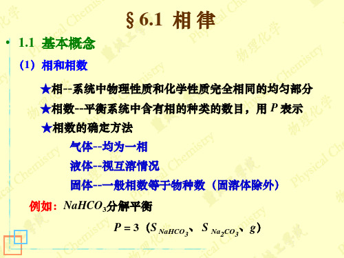 物理化学第六章相平衡72