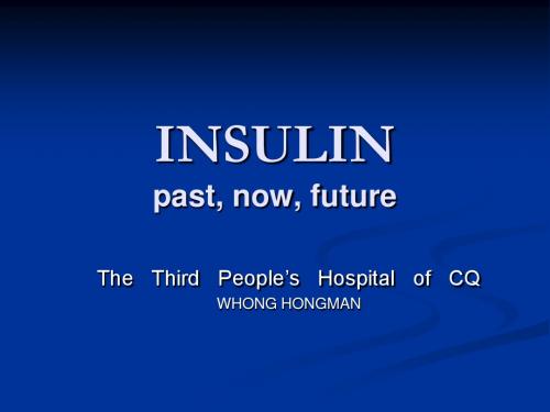 INSULIN