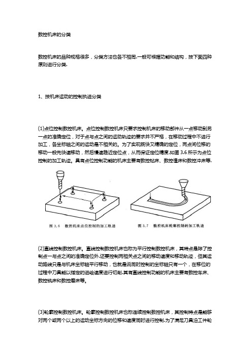 数控机床的分类