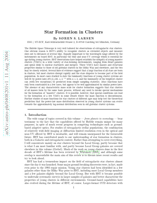 Star Formation in Clusters