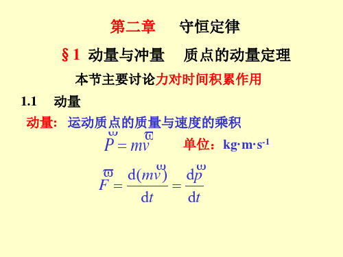 力对时间积累作用