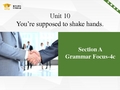 九年级英语人教版全册 Unit10_SectionA(Grammar_Focus-4c)名师课件