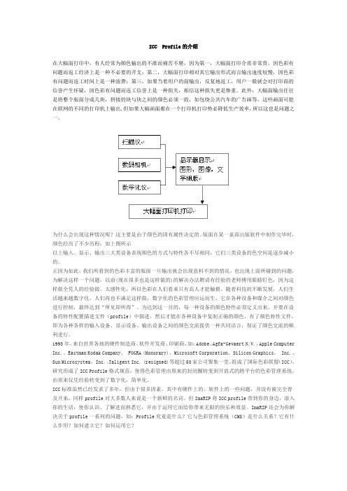 ICC Profile介绍