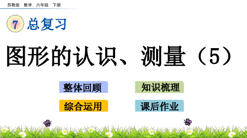 苏教版六年级数学下册课件2.5 图形的认识、测量(5)课件PPT