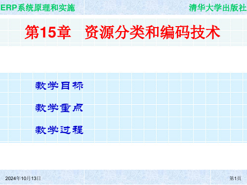 ERP系统原理和实施