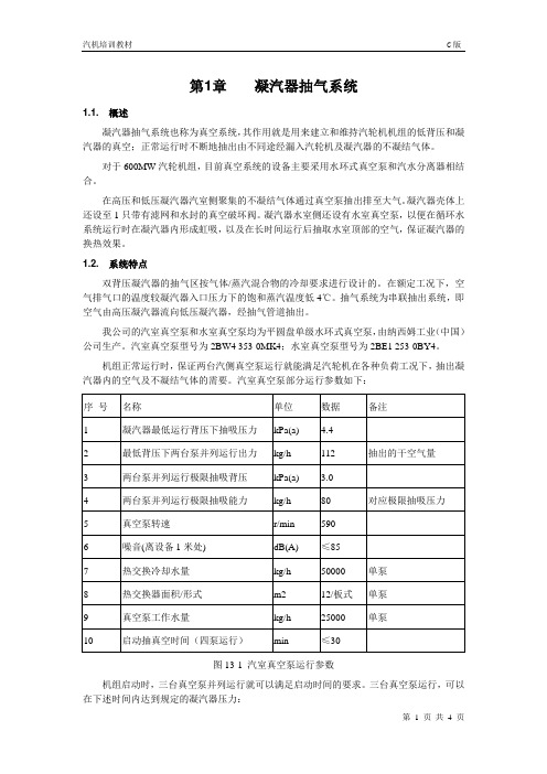 13第十三章 凝汽器抽气系统