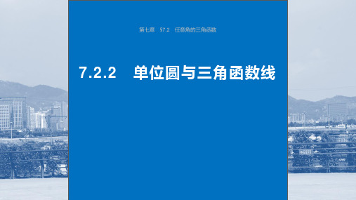 高中数学同步教学课件 单位圆与三角函数线