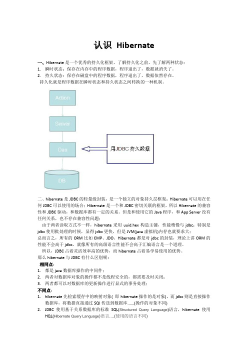 Hibernete基本概念