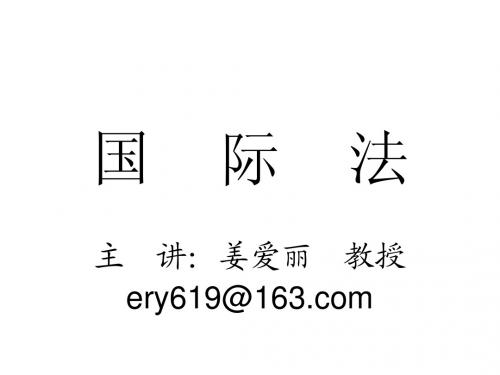 国 际 法[课件]