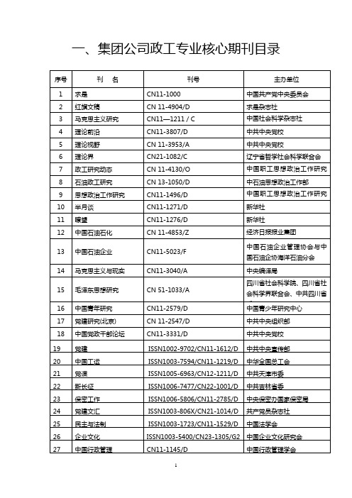 3政工系统报刊杂志及荣誉称号