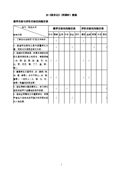 23《核舟记》(示范教案)