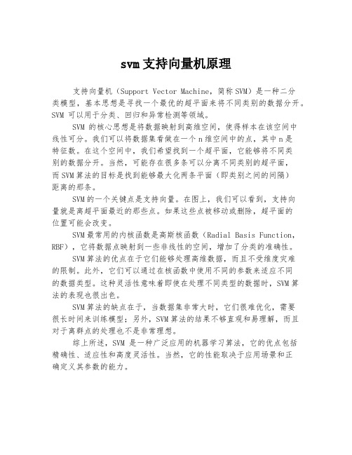 svm支持向量机原理