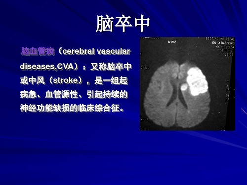 康复医学脑卒中康复_PPT幻灯片