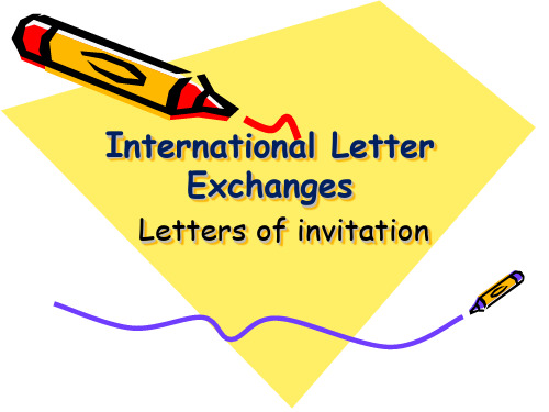 国际学术交流英语-邀请函Letters-of-invitation 课文翻译