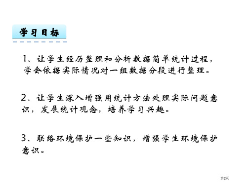 数据的分段整理市公开课一等奖省优质课获奖课件