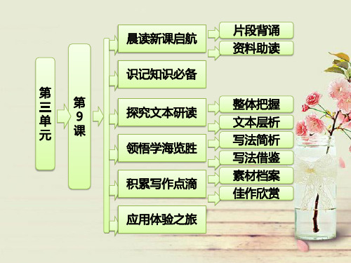 高一语文同步：第三单元-第9课-议论散文两篇(粤教版必修2)市公开课获奖课件省名师示范课获奖课件