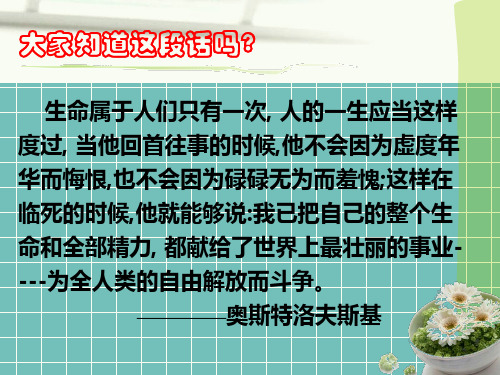 名著导读《钢铁是怎样炼成的》(共57张PPT)