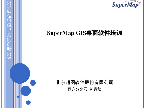 SuperMap GIS桌面软件培训v10